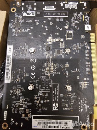 Видеокарта Sapphire RX550 4gb 2шт (неисправны)