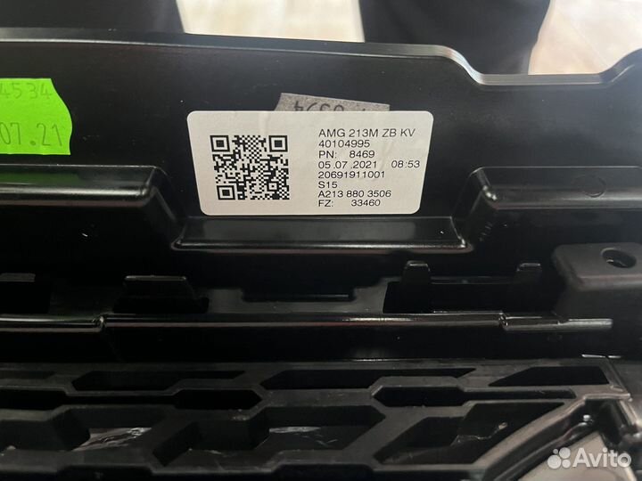 Mercedes w213 решетка