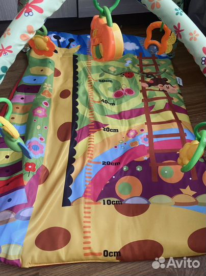 Развивающий коврик музыкальный новый