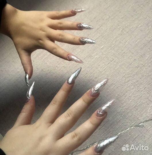 Наращивание ногтей на дому