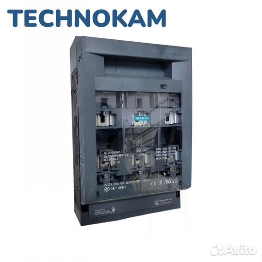 Siemens 3NP1143-1DA10 Предохранительный Разъединит