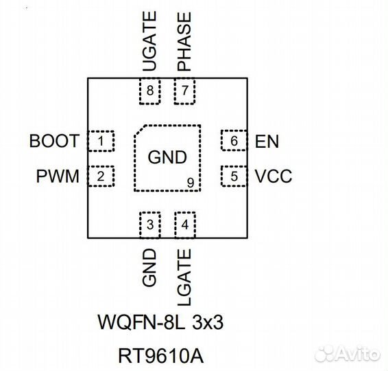 Микросхема RT9610azqw