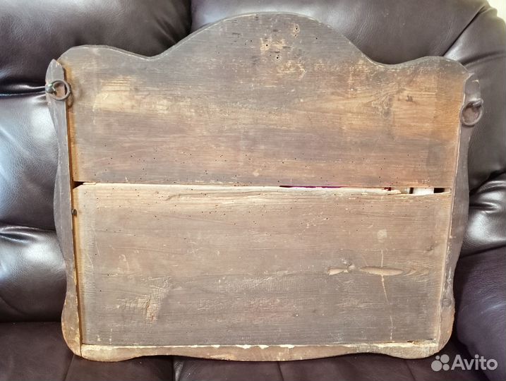 Старинный киот иконы венчальная пара 19 век