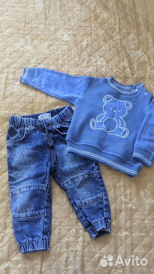 Джинсы, кофта детские