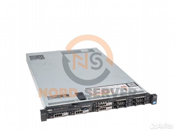 Сервер dell R620 8SFF 2x E5-2697 v2 384GB