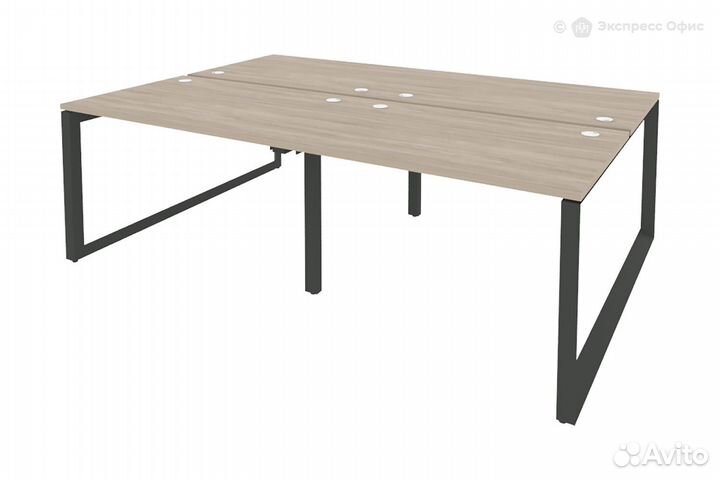 Стол-бенч двойной на О-образном м/к Onix O.MO-D.RS