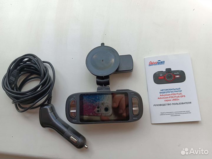 Видеорегистратор advocam-FD8 pfofi-GPS RED