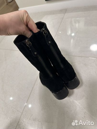 Полусапоги замшевые Berkonty