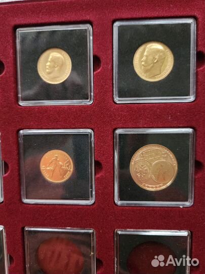 Коллекция золотых монет