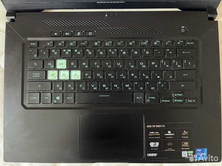 Игровой ноутбук Asus TUF Dash f15