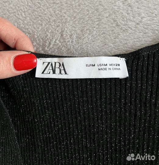 Платье Zara (S-M) вискоза