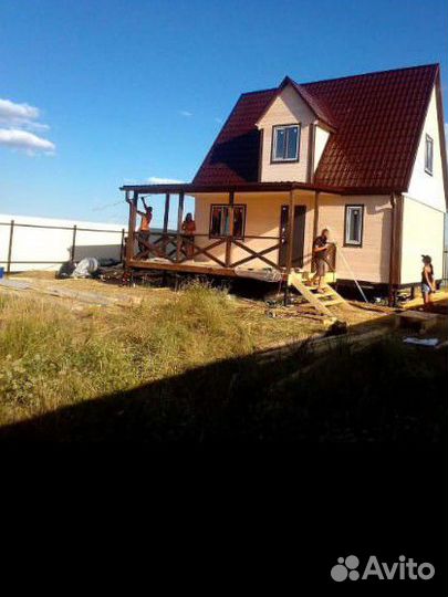 Строительство каркасных домов бань беседок