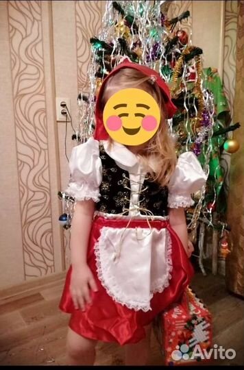 Карнавальный костюм красная шапочка