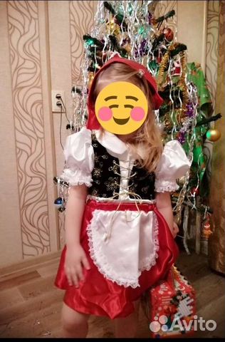 Карнавальный костюм красная шапочка