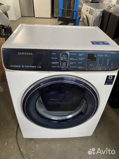 Стиральная машина узкая Samsung ww65k52e69wdlp