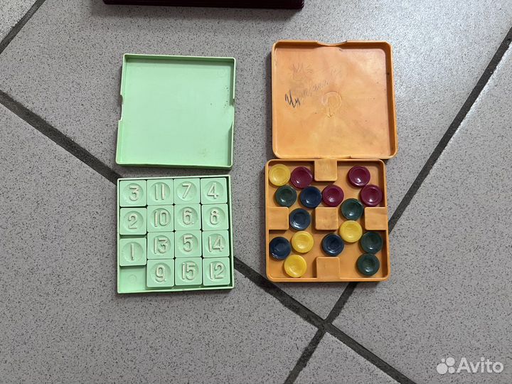 Шахматы-Шашки магнитные, дорожные,пятнашки СССР