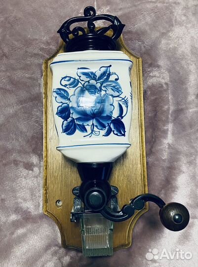 Мельница кофемолка Гжель СССР