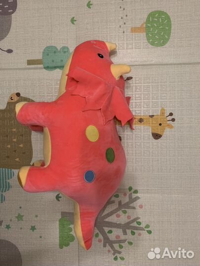 Мягкая игрушка с пледом динозавр