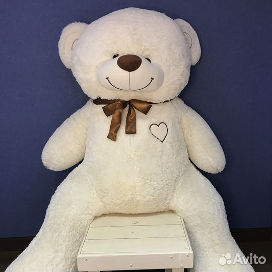 Плюшевый мишка 190см «Феликс» (Белый)