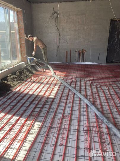Полусухая стяжка пола