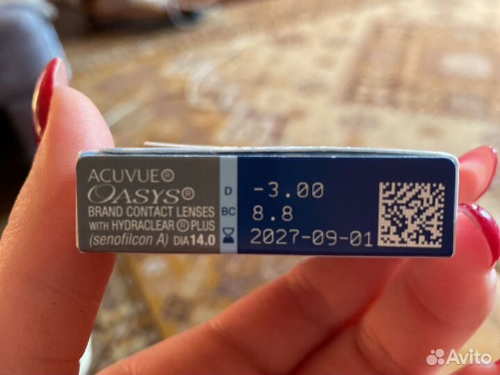 Линзы контактные acuvue oasys двухнедельные