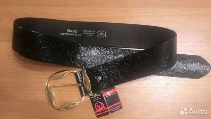 Новый кожаный ремень женский