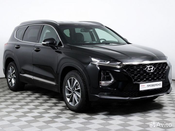 Hyundai Santa Fe 2.2 AT, 2019, 58 250 км