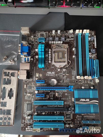 Материнская плата asus P8H67-V