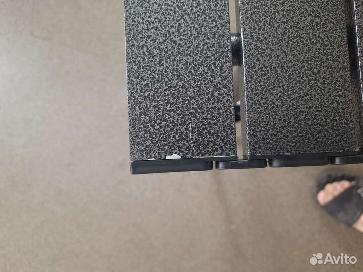 Столик реечный 50 см черный