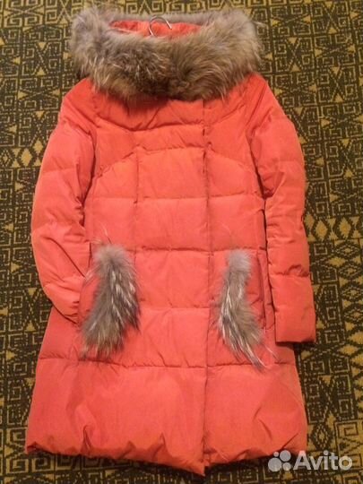 Пальто пуховое р.36