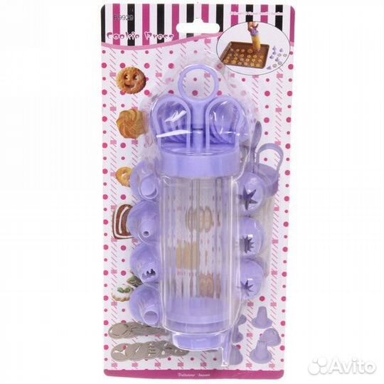 Кондитерский шприц с насадками