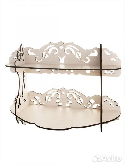 Полка резная двух ярусная