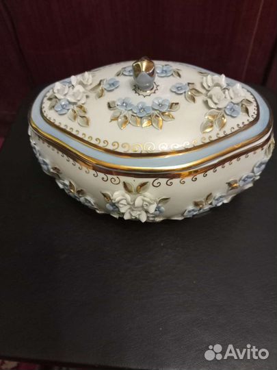 Шкатулка для украшений СССР фарфор