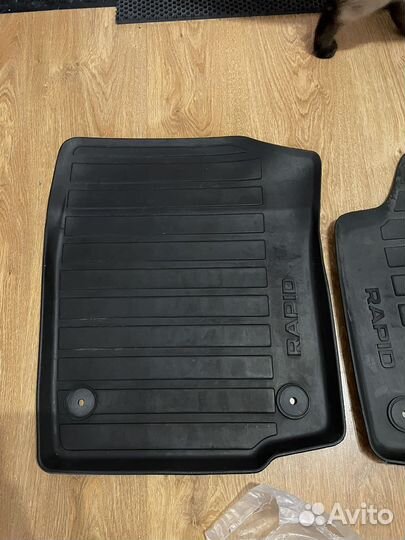 Коврики для skoda rappid