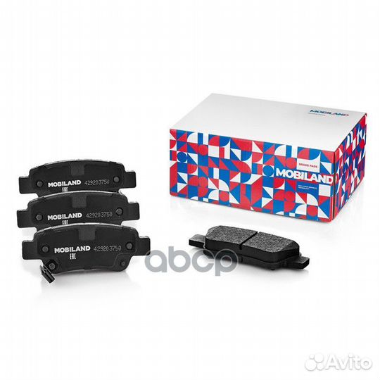 Колодки тормозные дисковые зад 429203750 mobiland
