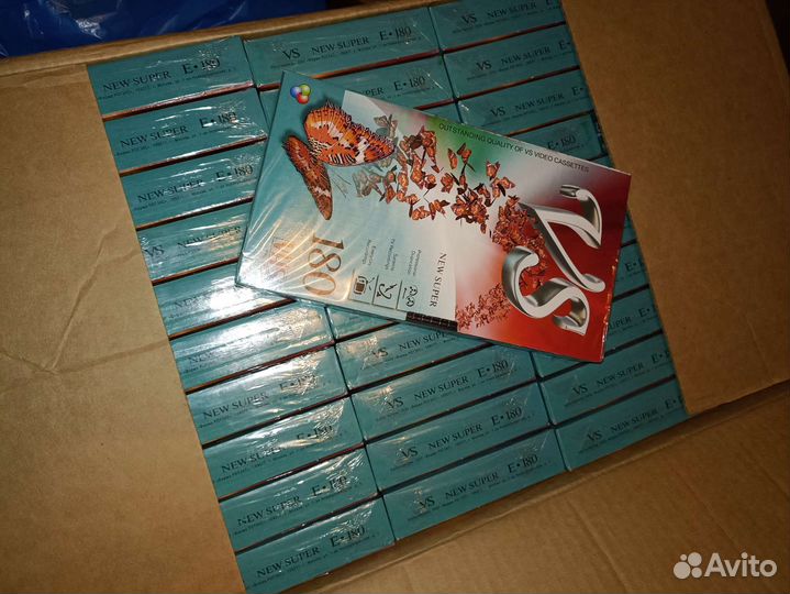 Видеокассеты vhs новые