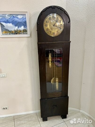 Часы антикварные, напольные 19 век