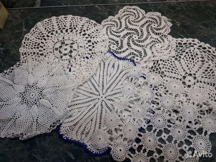 Салфетки вязаные крючком