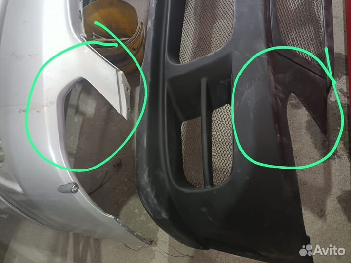 Обвес на Toyota caldina 241 рестайлинг