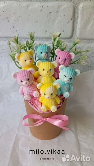 Букет мишек, животные