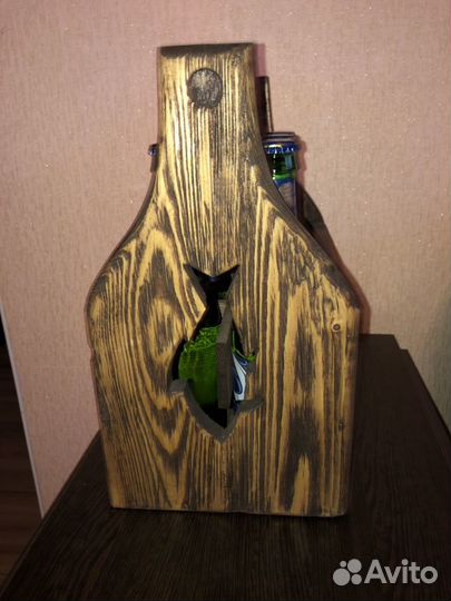 Подарок. Деревянный ящик для пива