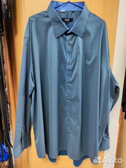 Рубашка мужская большого размера