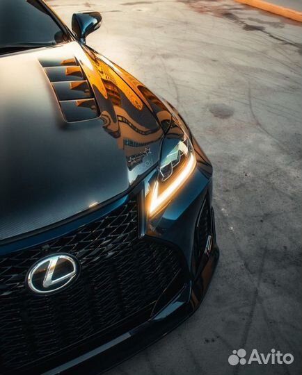 Бампер передний lexus is под покраску стиль 20+