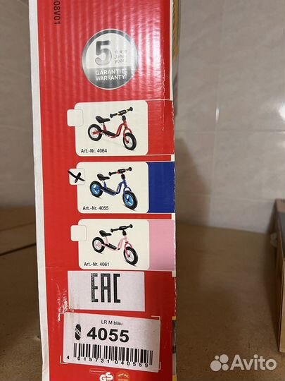 Беговел Puky LR M 10'', Германия, синий