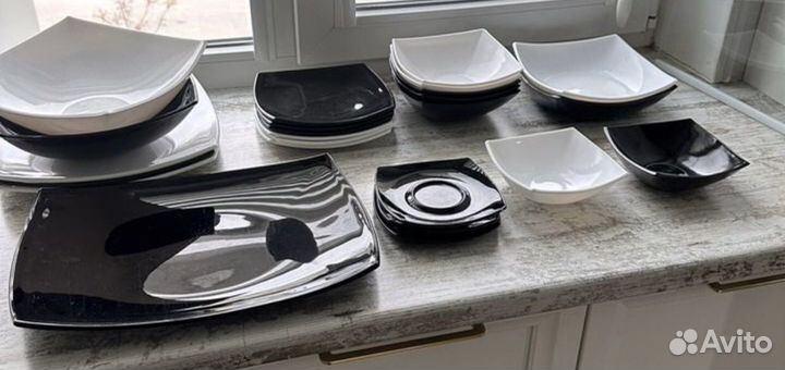 Набор столовой посуды бу