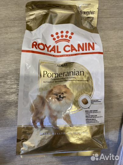 Корм для собак Royal Canin померанский щпиц