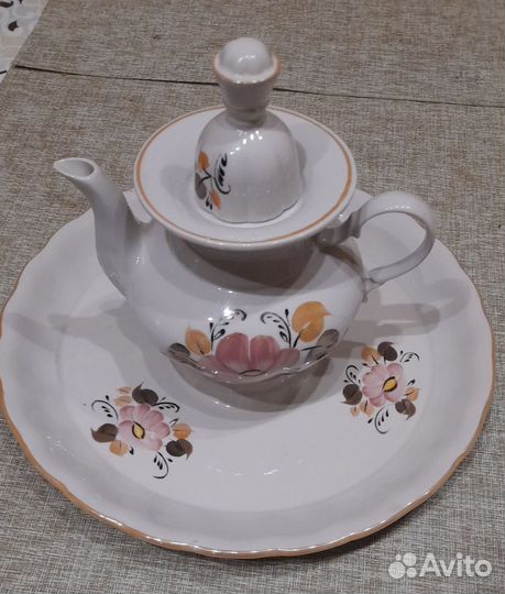 Фарфоровый кофейный Сервиз. Коростень