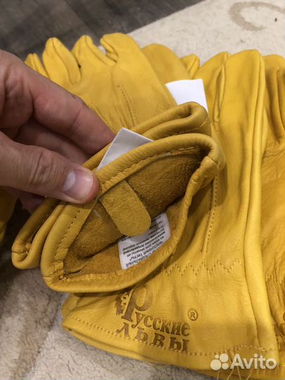 Мужские кожаные перчатки