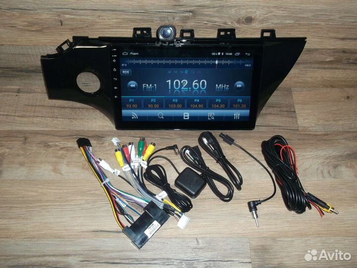 Магнитола Kia Rio 4 Android с камерой заднего вида