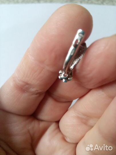 Серьги серебро